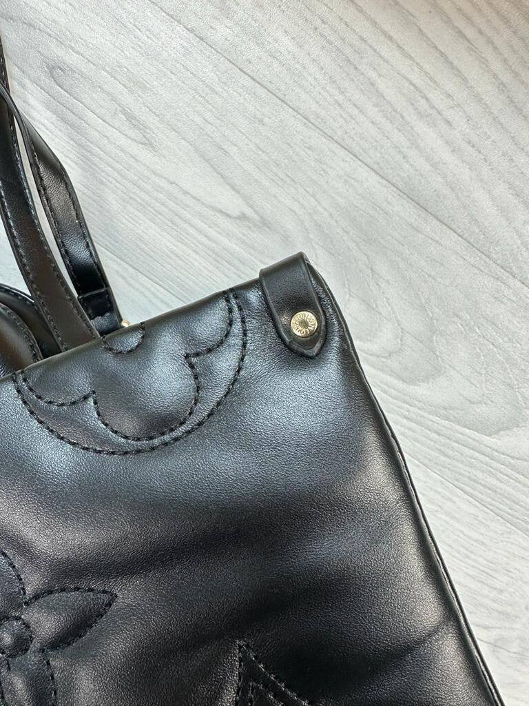 Louis Vuitton Black Bag With Long Strap