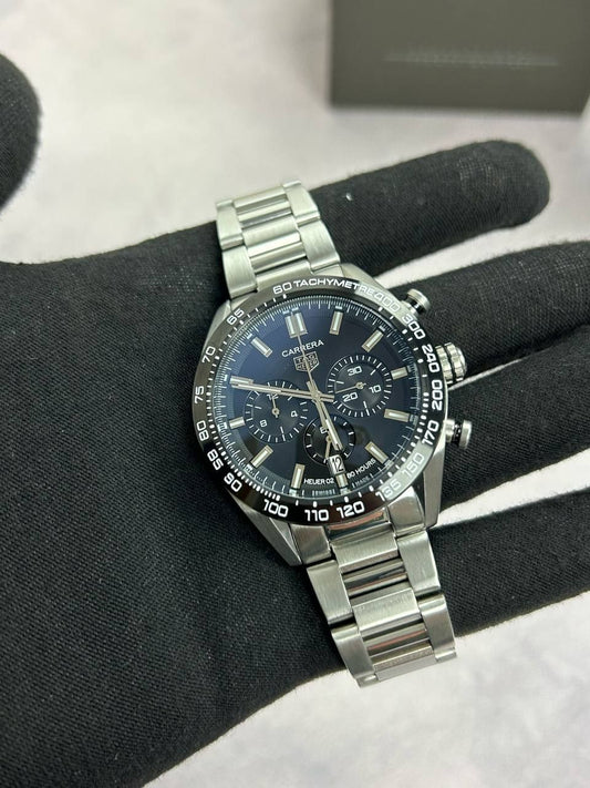 Tag Heuer Carrera Heuer 02 Chronograph Blue Dial Men's Watch