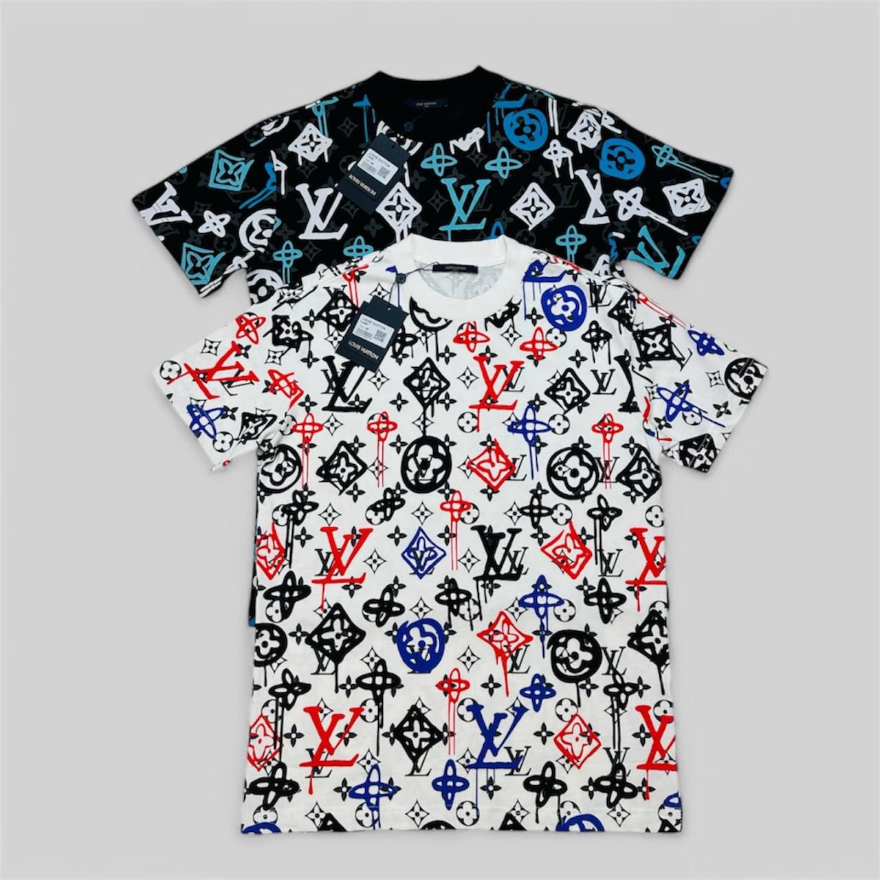Louis Vuitton 3D LV Logo Men's Women's T-shirt