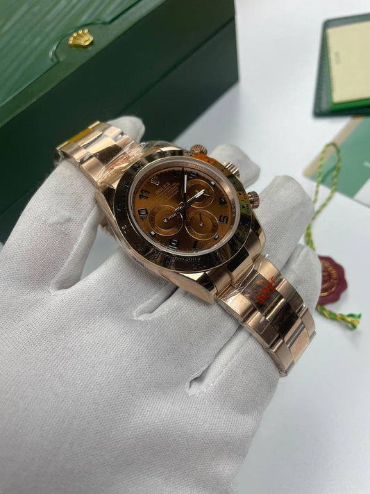 Rolex Cosmograph Daytona Brown Dial Rose Gold Watch