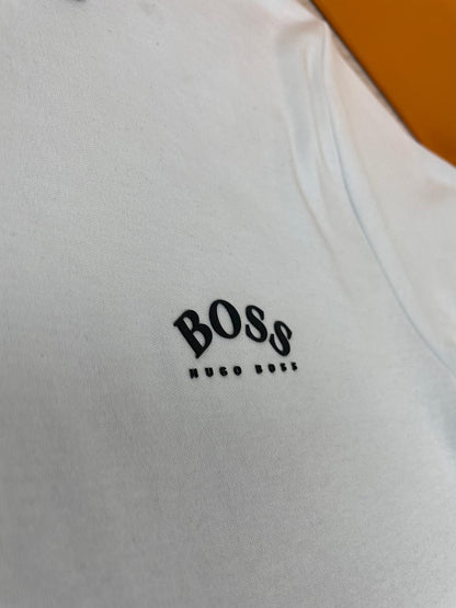 Hugo Boss Stretch-Cotton Slim-Fit Polo Shirt With Branding In 5 Colors