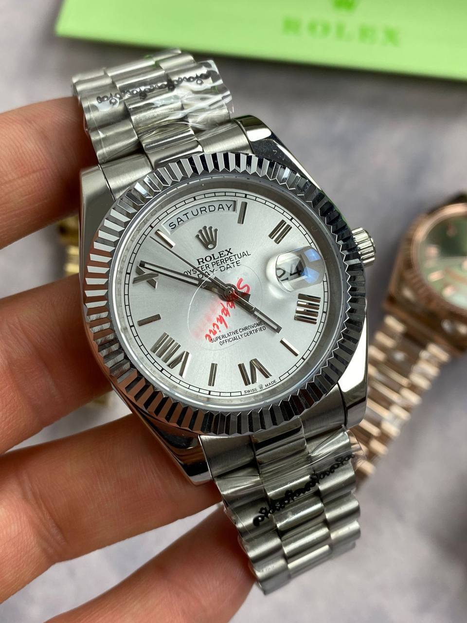 Rolex Oyester Perpetual Day-Date Watch in Different Colors
