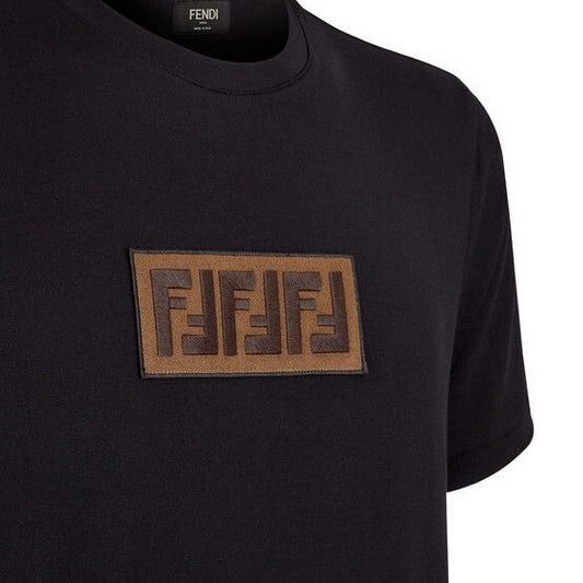 Fendi Monogram T Shirt in Black & White