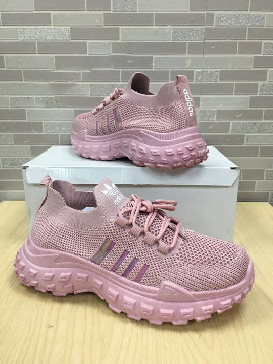 Adidas Comfort Trainer In Pink Color