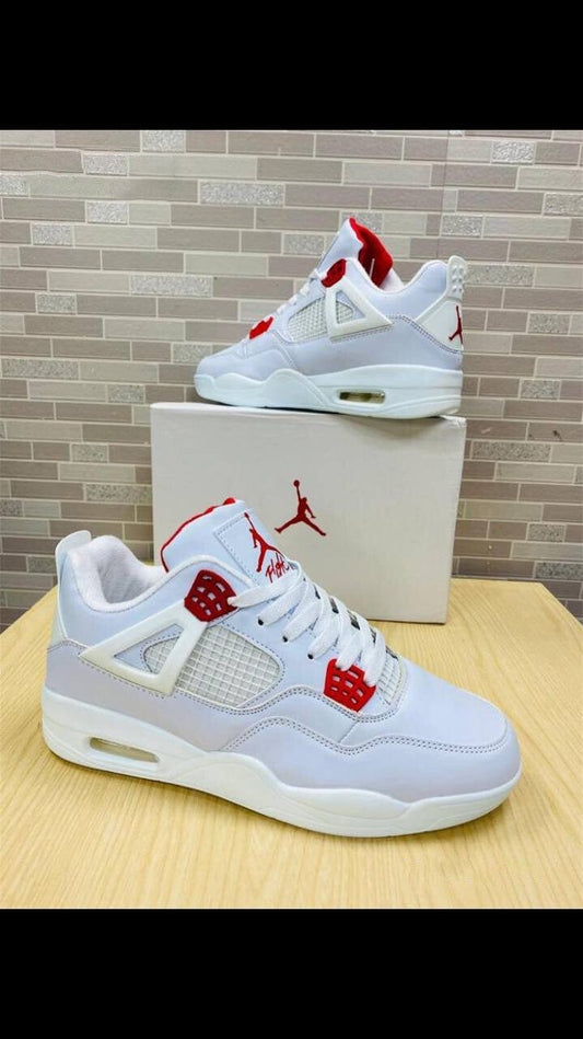 Nike Air Jordan 4 Retro Metallic Red White Women Replica	Rep Reps Woman UK Womans Womens Girls Jordans Fake Cheap First Copy Shoe Sneaker Sneakers Trainer 4's Women's Jordan4 Basketball IV Ar Jdn Trainers Shoes Duplicate