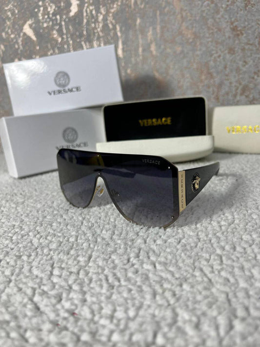 Versace Frameless Black Eyewear
