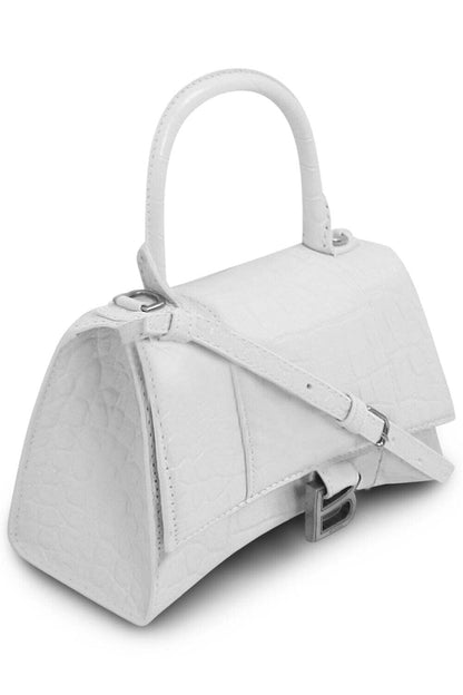 Balenciaga Hourglass Women's Genuine Leather Replica Bag Box Pack Ladies Crossbody Shoulder Tote Bags Reps Women Small Rep Fake Top Handle Long Belt Purse Cheap First Copy White Mini Handbag Sale Ireland UK