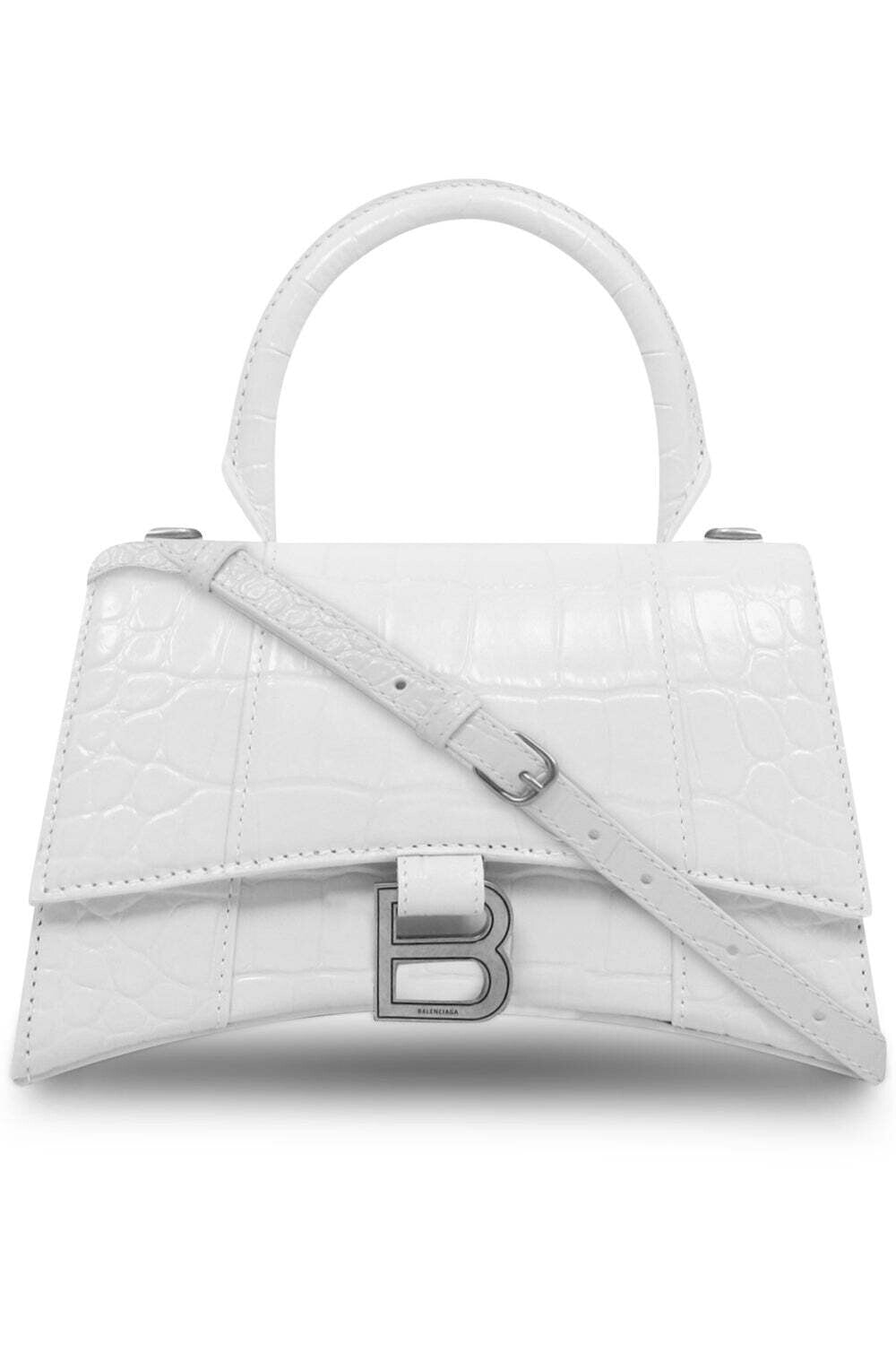 Balenciaga Hourglass Women's Genuine Leather Replica Bag Box Pack Ladies Crossbody Shoulder Tote Bags Reps Women Small Rep Fake Top Handle Long Belt Purse Cheap First Copy White Mini Handbag Sale Ireland UK