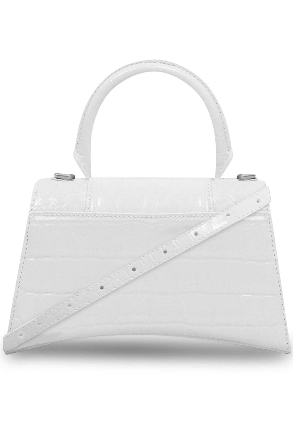 Balenciaga Hourglass Women's Genuine Leather Replica Bag Box Pack Ladies Crossbody Shoulder Tote Bags Reps Women Small Rep Fake Top Handle Long Belt Purse Cheap First Copy White Mini Handbag Sale Ireland UK