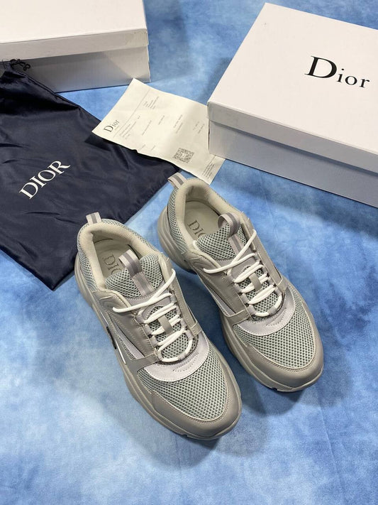 Christian Dior Selfridges men Reflective Grey B22 Rep Sneakers Homme
