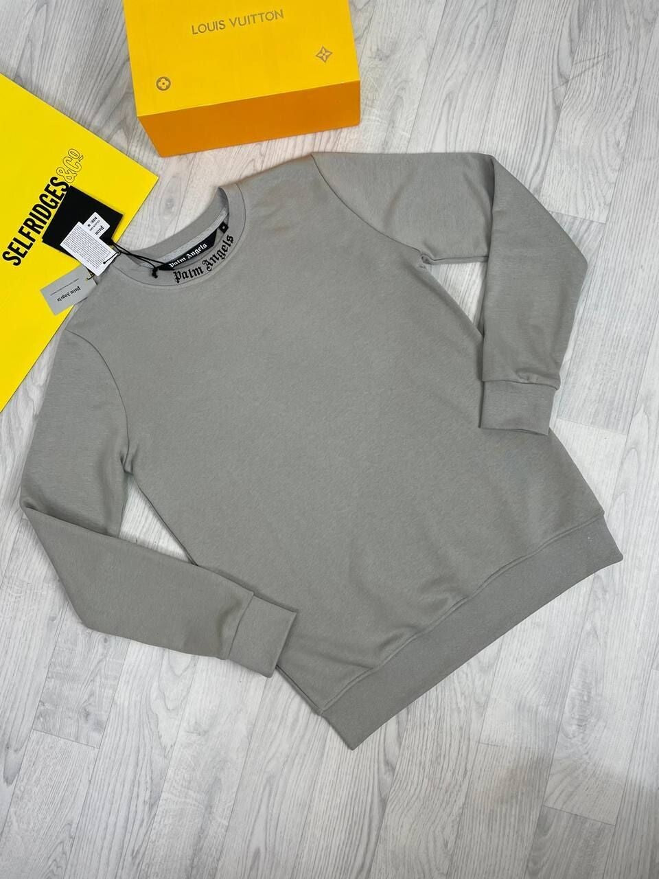 Palm Angels Plain Jumper Mens Black Grey AAA First Copy Sweatshirt Beige Men Designer Replica Oversized Cheap Long Sleeves Fake Sweater Rep Crewneck White Printed Men's Sweat shirt Classic Sale UK