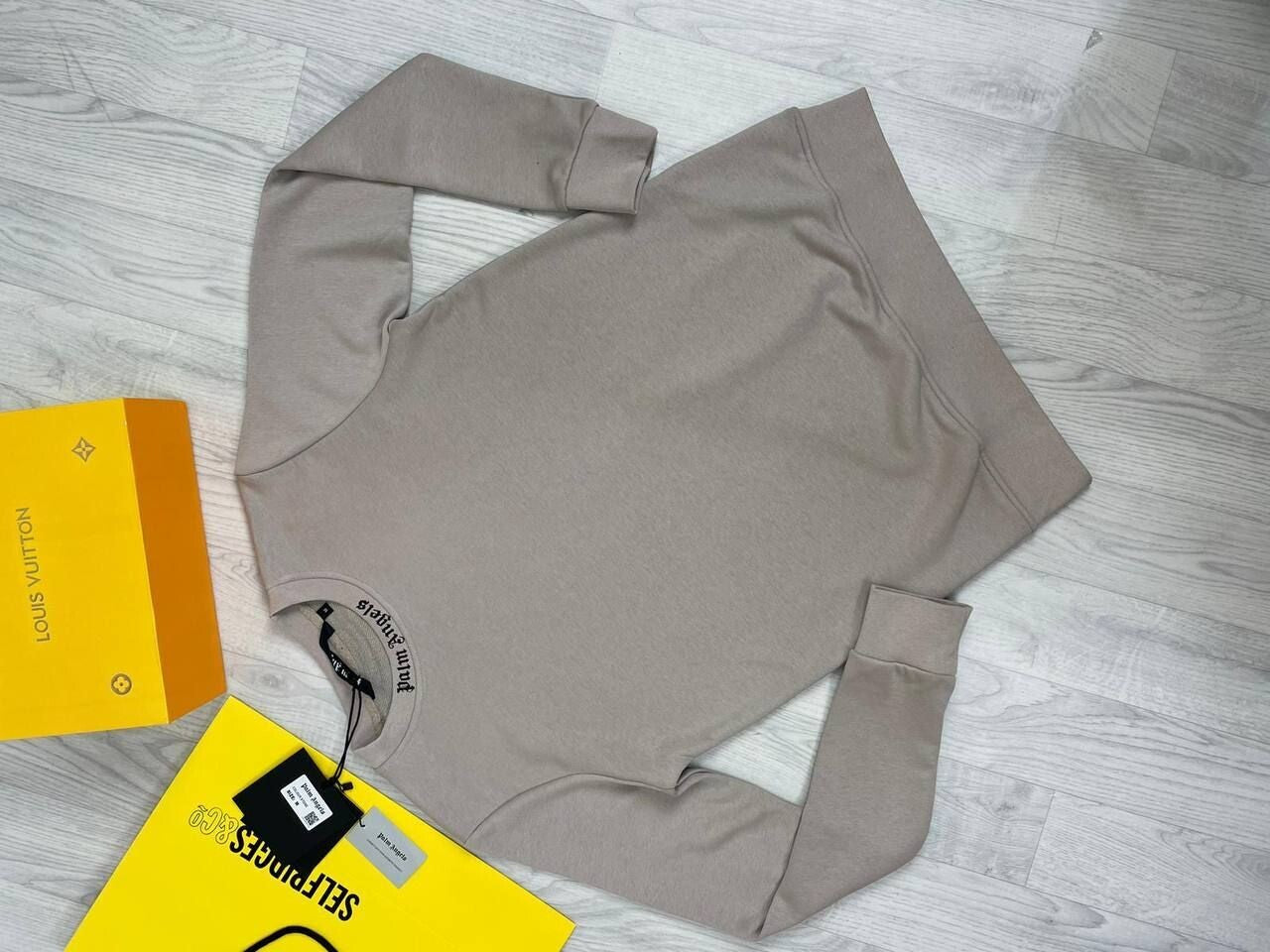 Palm Angels Plain Jumper Mens Black Grey AAA First Copy Sweatshirt Beige Men Designer Replica Oversized Cheap Long Sleeves Fake Sweater Rep Crewneck White Printed Men's Sweat shirt Classic Sale UK