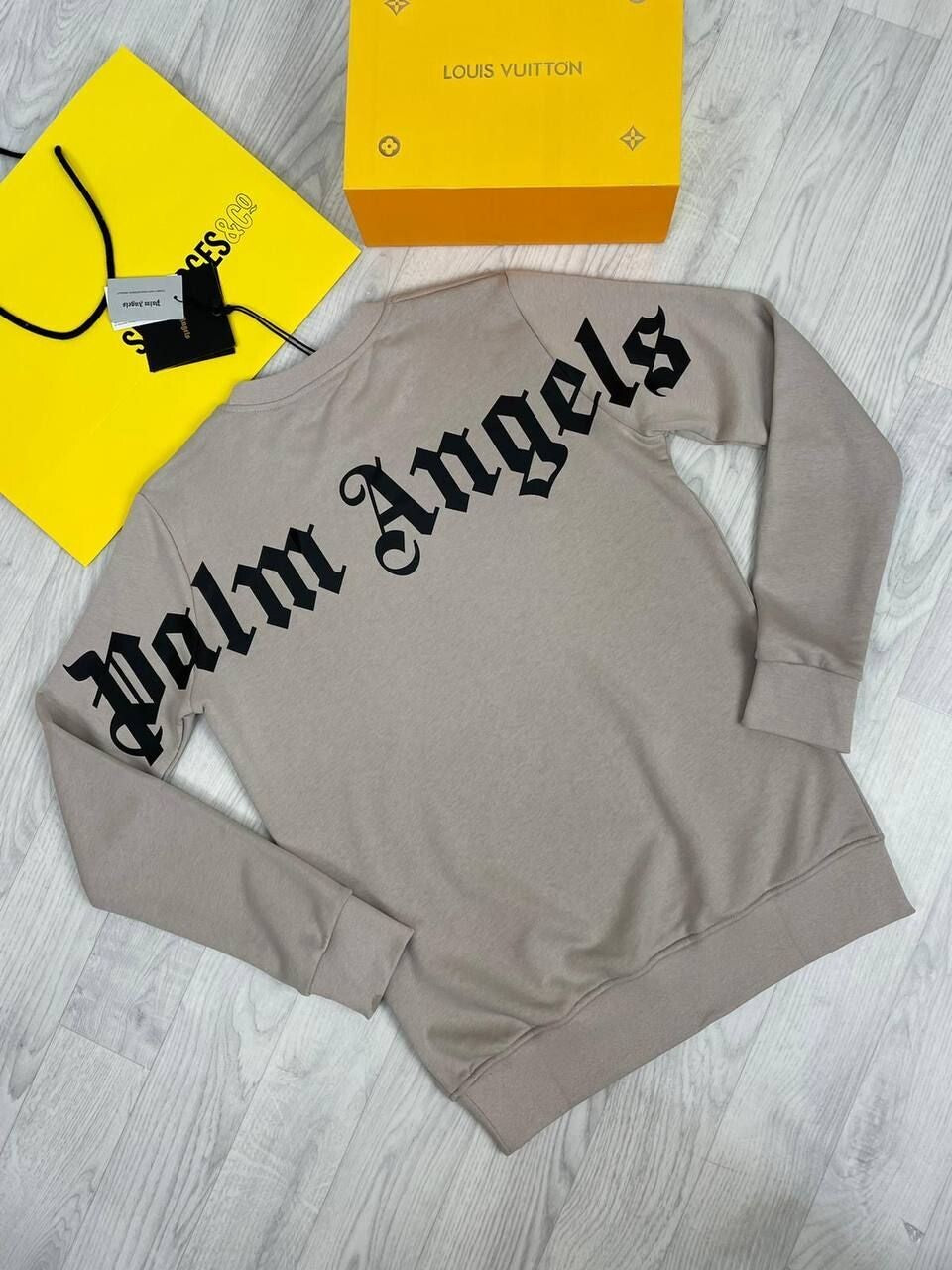 Palm Angels Plain Jumper Mens Black Grey AAA First Copy Sweatshirt Beige Men Designer Replica Oversized Cheap Long Sleeves Fake Sweater Rep Crewneck White Printed Men's Sweat shirt Classic Sale UK