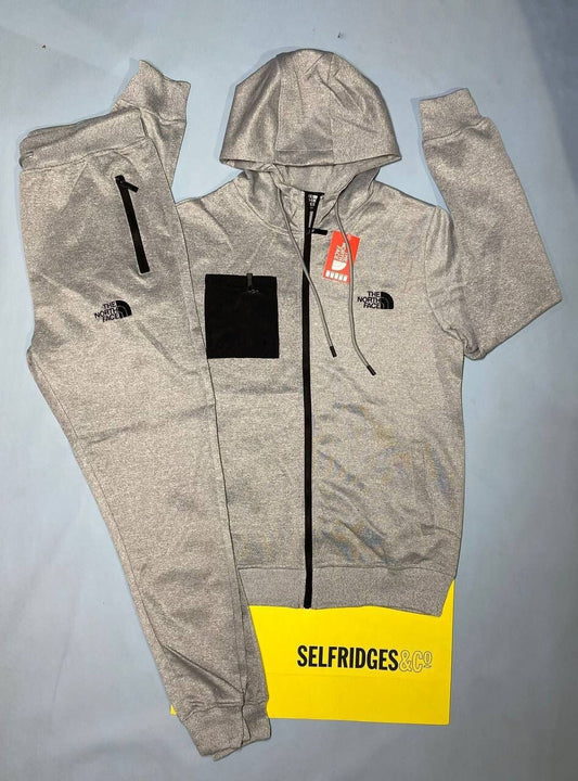 The North Face Tracksuit with Hoodie in Off White Color