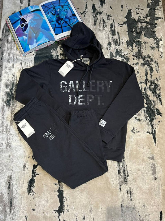 Gallery Dept Tracksuit in Black Color