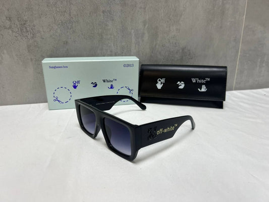 Off-White MANCHESTER RECTANGULAR FRAME SUNGLASSES BLACK