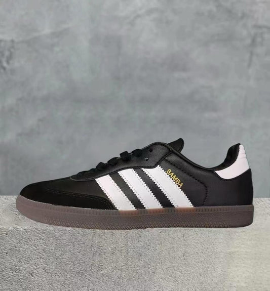 Adidas Samba OG Leather Black & White Trainers For Women's