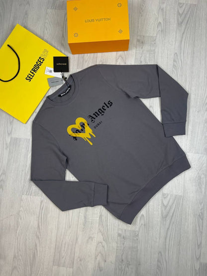 Palm Angles Mens Spray Heart Love Best Design AAA First Copy Loving College Sweatshirts Reps Sweat Shirt Designer Jumper Black Blue Dubai Grey Rep Spread Replica Yellow Sprayed Best Cheapest Sale UK