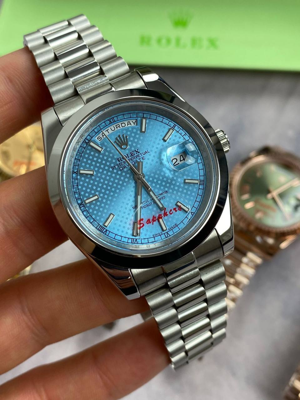 Rolex Oyester Perpetual Day-Date Watch in Different Colors